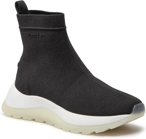 Sneakersy Calvin Klein - 2 Piece Sole Sock Boot-Knit HW0HW01338 Ck Black BAX