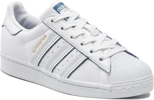 Topánky adidas - Superstar W GX2012 Ftwwht/Altblu/Goldmt