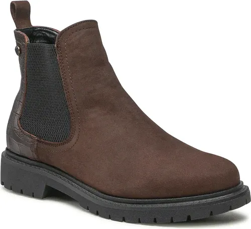 Členková obuv s elastickým prvkom Salamander - 32-41709-44 Brown