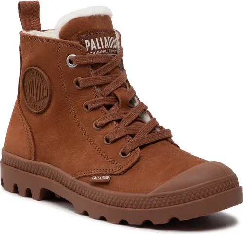 Outdoorová obuv PALLADIUM - Pampa Hi Zip Wl 95982-200-M Brown Pattina