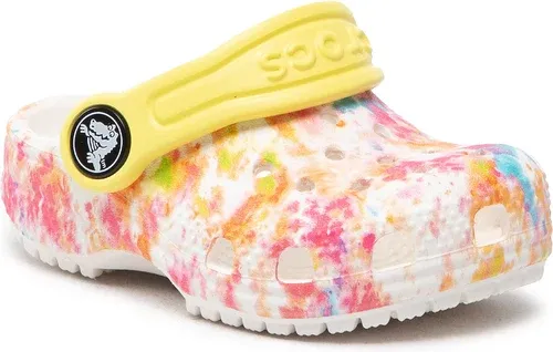 Šľapky CROCS - Classic Tiedye Graphic Clog T 206994 Orange Zing/Multi