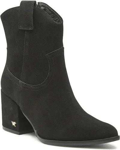 Členková obuv Karino - 4254/003-P Czarny/Welur