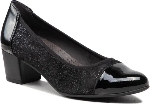 Poltopánky Caprice - 9-22307-29 Black Sparkle 006