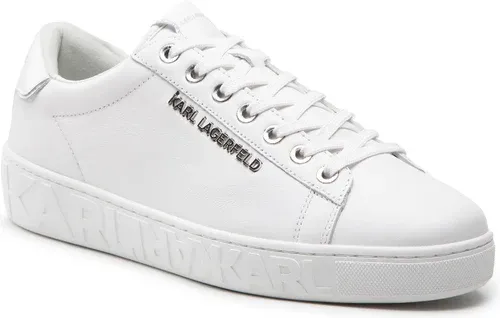 Sneakersy KARL LAGERFELD - KL51019 White Lthr/Mono