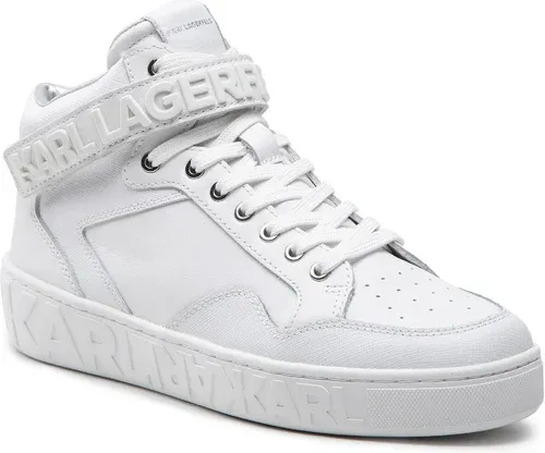Sneakersy KARL LAGERFELD - KL61055 White Lthr/Mono
