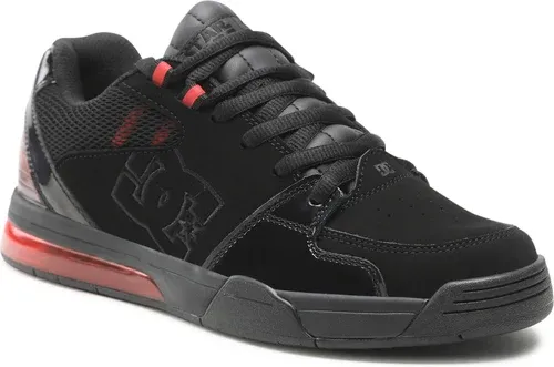 Sneakersy DC - Sw Versatile ADYS200071 Black/Black/Red (XKKR)