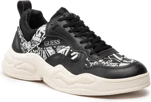 Sneakersy Guess - Bassano FM8BAS LEA12 BLACK