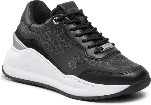 Sneakersy Calvin Klein - Chunky Inter Wdg Lace Up-Mn Mix HW0HW01272 Black/Black Mono 0GK