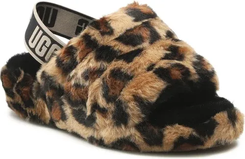 Papuče UGG - W Fluff Yeah Slide Spotty 1130883 Nat