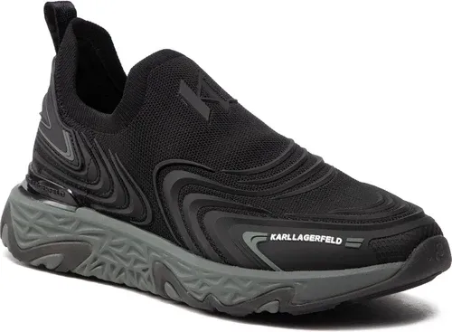Sneakersy KARL LAGERFELD - KL52415 Black Synth Textile Mono