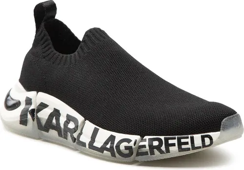 Sneakersy KARL LAGERFELD - KL63213 Black Knit Textile