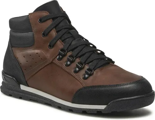 Šnurovacia obuv Domeno - 7226 Brązowy RN1098