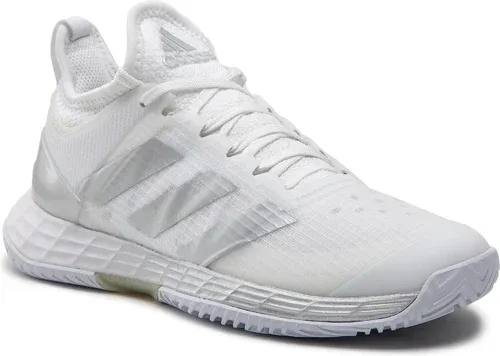 Topánky adidas - adizero Ubersonic 4 W GW2513 Cloud White/Silver Metallic/Grey Two