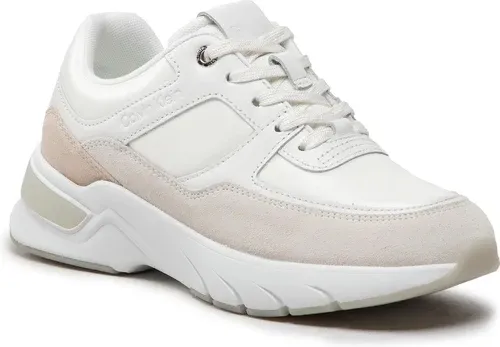 Sneakersy Calvin Klein - Elevated Runner Lace Up HW0HW01218 Dk Ecru PC4