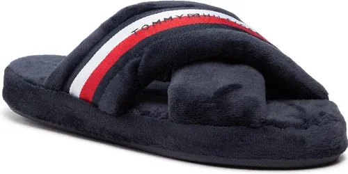 Papuče Tommy Hilfiger - Comfy Home Slippers With Straps FW0FW06587 Desert Sky DW5