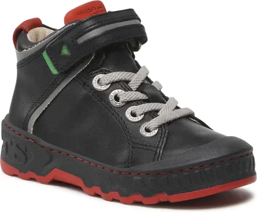 Šnurovacia obuv Kickers - Kick Teen 878840-30 M Noir Rouge 83