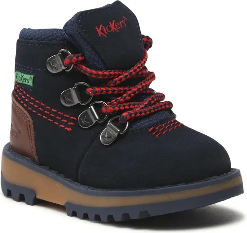 Šnurovacia obuv Kickers - Kicknature 878760-10 M Red/Navy 103 1