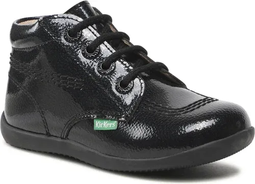 Členková obuv KICKERS - Billista Zip 742760-10 S Noir Vernis 83