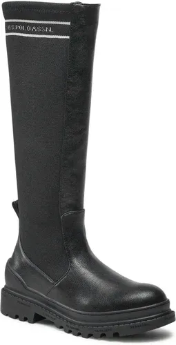 Čižmy vo vojenskom štýle U.S. Polo Assn. - Bruna001A BRUNA001W/BTY2 Blk