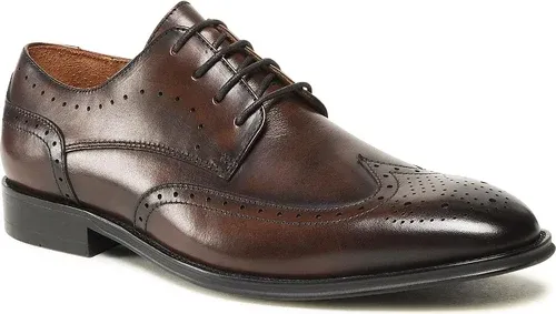 Poltopánky Gino Rossi - 121AM1440 Chocolate Brown