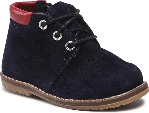 Šnurovacia obuv Flamingo - CD01500 Granat Welur