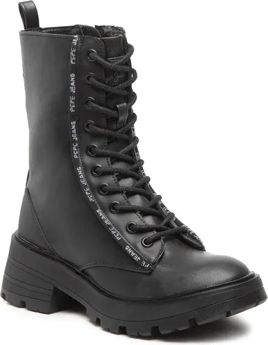 Členková obuv Pepe Jeans - Soda Rub W PLS50473 Black 999