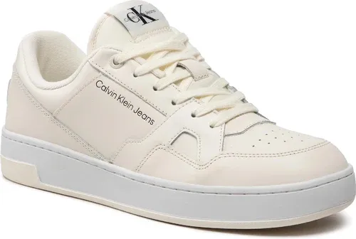 Sneakersy CALVIN KLEIN JEANS - Basket Cupsole Lacup Low YM0YM00497 Off White 01V