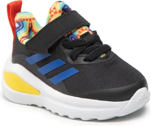 Topánky adidas - FortaRun El I HR1452 Core Black/Royal Blue/Impact Yellow