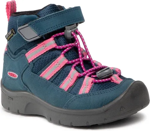 Šnurovacia obuv Keen - Hikeport2 Sport Mid Wp 1026605 Blue Wing Teal/Fruit Dove