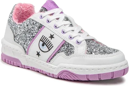 Sneakersy CHIARA FERRAGNI - CF3001-139 Silver/Violet