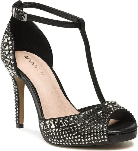 Sandále MENBUR - 23344 Negro 0001