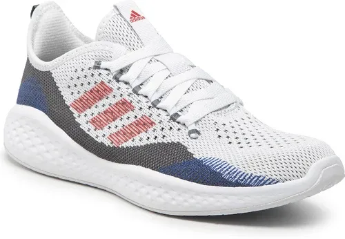Topánky adidas - Fluidflow 2.0 GW4013 Cloud White/Vivid Red/Grey Five