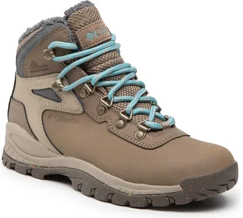 Trekingová obuv Columbia - Newton Ridge Plus Omni Heat BL0933 Wet Sand/Sea Wave 252