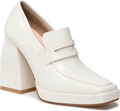 Poltopánky Raid - Nadira White Crinkle Patent