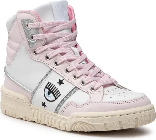 Sneakersy CHIARA FERRAGNI - CF3006-171 White/Light Pink
