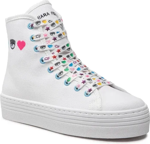 Sneakersy CHIARA FERRAGNI - CF3011-009 White