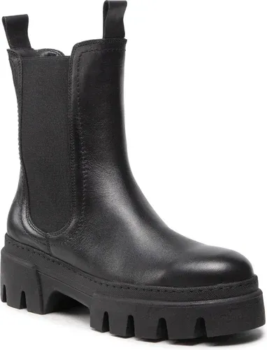 Členková obuv s elastickým prvkom s.Oliver - 5-25468-39 Black Nappa 022