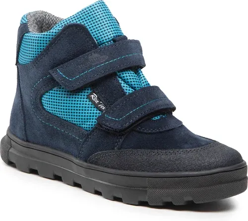 Šnurovacia obuv RenBut - 33-4434 Granat/Turkus