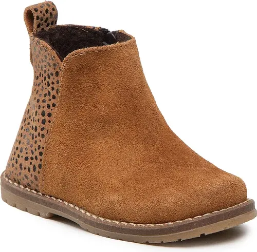 Šnurovacia obuv Flamingo - CD0500-0 Brąz/Cętki