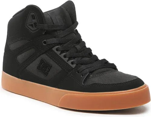 Sneakersy DC - Pure High-Top Wc ADYS400043 Black/Gum(Bgm)