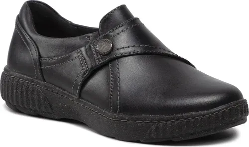 Poltopánky CLARKS - Caroline Pearl 261675144 Black Leather