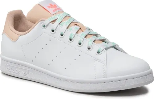 Topánky adidas - Stan Smith GW0571 Ftwwht/Halblu/Acired