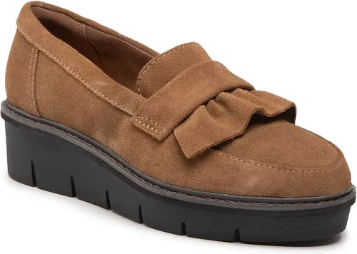 Poltopánky Clarks - Airabell Slip 261638284 Dark Khaki Sede