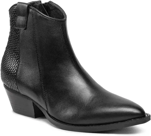 Členková obuv Edeo - 3969-741/1508 Czarny/Wzór