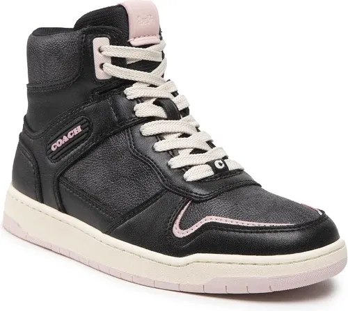 Sneakersy Coach - Hi Top Coated Canvas CD304 Black