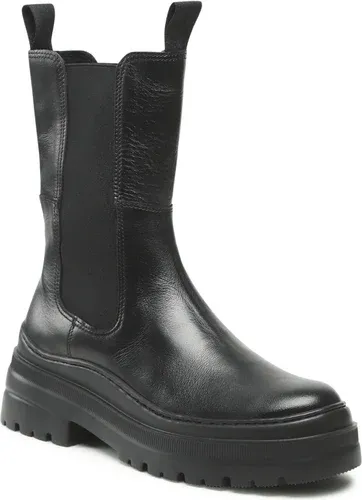 Členková obuv s elastickým prvkom Ryłko - H2Y51_X Čierna