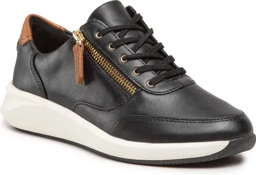 Sneakersy Clarks - Un Rio Zip 261680184 Black Leather