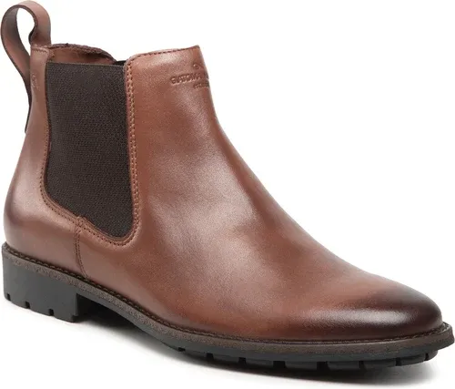 Členková obuv s elastickým prvkom Nik - 10-0229-01-0-02-02 Hnedá