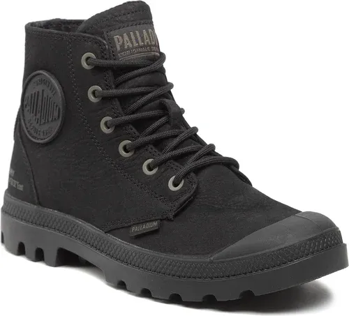 Outdoorová obuv Palladium - Pampa Hi Supply Lth 77963-001-M Black/Black Outdoorová obuv Palladium - Pampa Hi Supply Lth 77963-001-M Black/Black