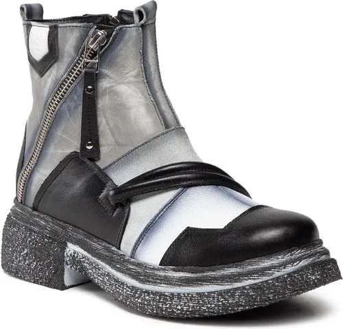 Členková obuv Maciejka - 05580-11/00-3 Biały/Popiel